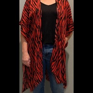 Tiger print Kimono